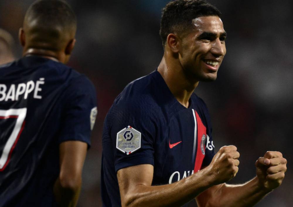 Foot: Achraf Hakimi dans le top 10 des défenseurs les plus chers au monde