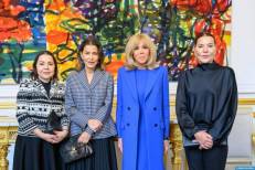 La Princesse Lalla Hasnaa et Brigitte Macron visitent le jardin d'essais botaniques de Rabat