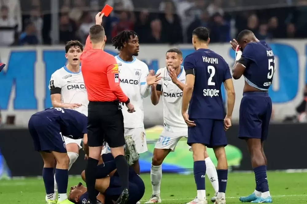 OM-PSG : L'arbitre François Letexier explique les raisons de l'exclusion d'Amine Harit