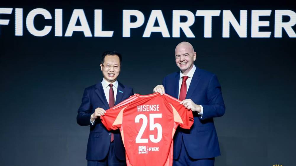 Foot: le groupe chinois Hisense premier sponsor du futur Mondial des clubs (Fifa)