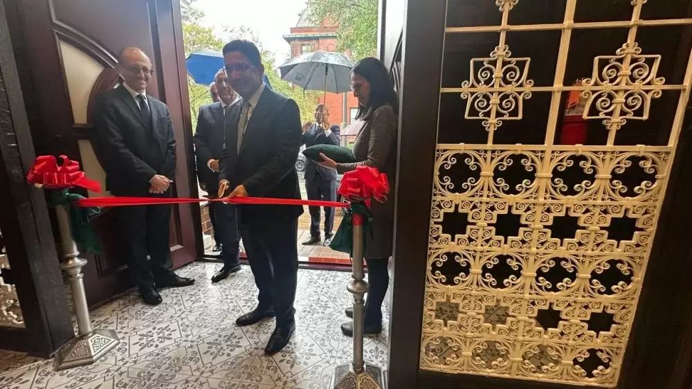 Bourita inaugure la section consulaire de l'ambassade du Maroc à Washington après sa rénovation