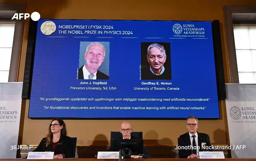 Prix Nobel de physique 2024 : les lauréats récompensés pour leurs travaux sur cette techno indispensable à l'IA