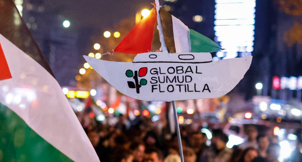 Gaza: vagues de manifestations en Europe après l’interception de la flottille d’aide humanitaire Global Sumud