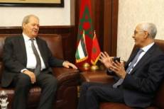 M. Talbi Alami s'entretient à Rabat avec le Président du Conseil national palestinien