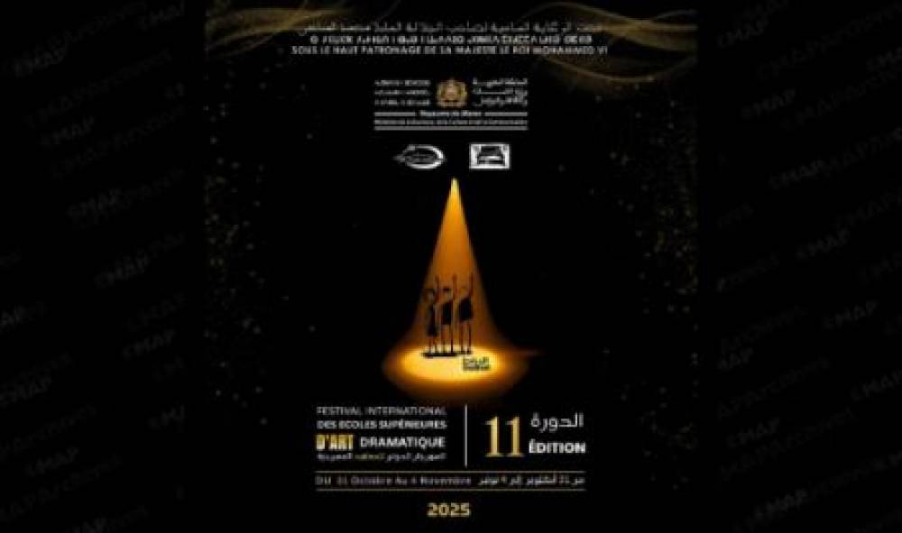 Le 11e Festival international des Écoles supérieures d’art dramatique du 31 octobre au 4 novembre à Rabat