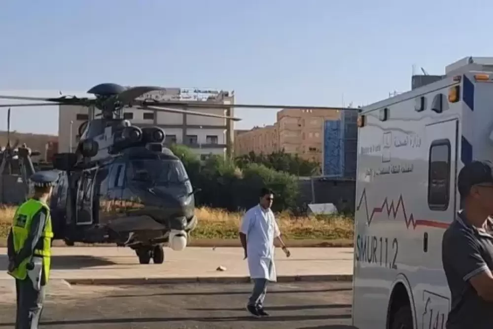 Manifestations de la Gen Z : Un hélicoptère militaire transporte à Rabat l’étudiant amputé à Oujda