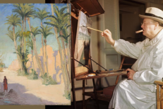 «Marrakech», la première peinture marocaine de Winston Churchill mise aux enchères au Canada