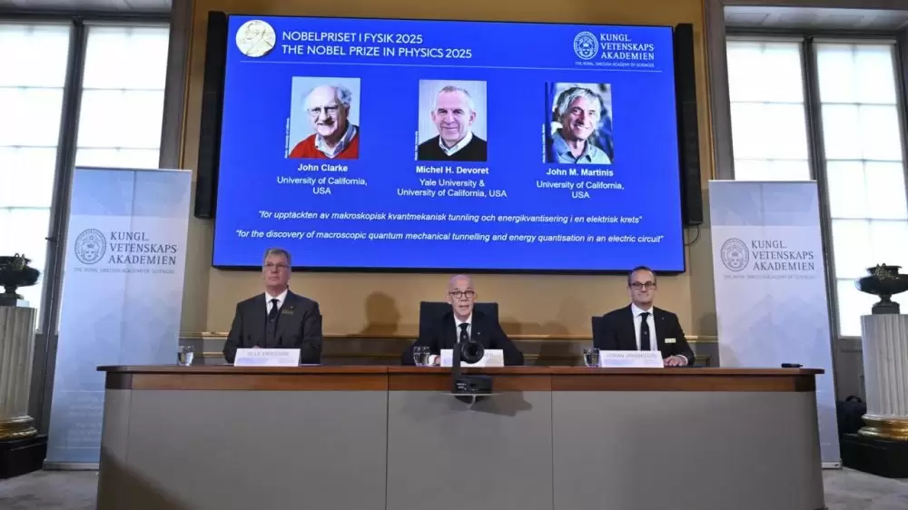 Le Nobel de physique récompense un trio pour sa découverte de l'effet tunnel quantique