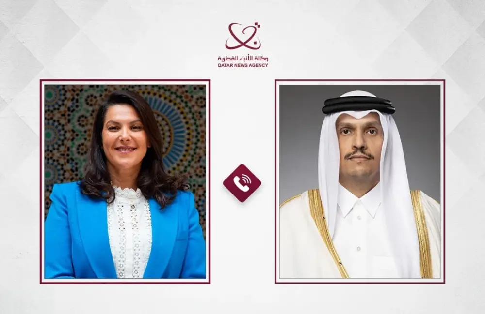 Fatima Ezzahra El Mansouri s’entretient avec le Premier ministre et ministre des Affaires étrangères du Qatar
