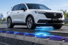 Cette route envoie jusqu’à 150 kW aux véhicules qui roulent dessus : Honda va faire un test grandeur nature
