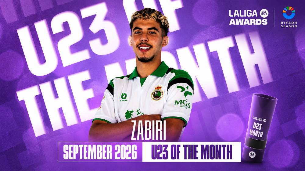 Liga : Yassir Zabiri élu meilleur joueur U23 en septembre