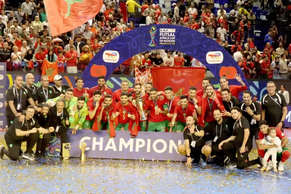 Futsal : la CAF salue le quatrième sacre africain du Maroc