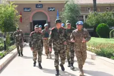L'Inspecteur Général des FAR reçoit le nouveau Commandant de la Force de la Mission des Nations Unies dans les provinces Sud