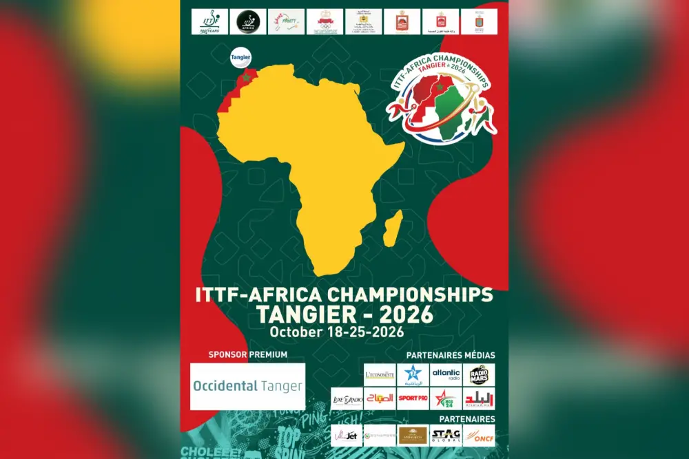 Tanger abrite les Championnats d’Afrique de tennis de table ITTF 2026