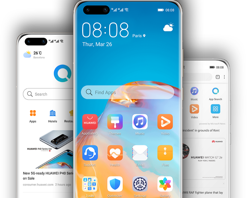 Petal Search, le widget de recherche de Huawei intégré au nouveau Y9a