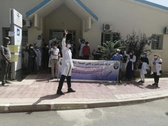 Maroc : Les infirmiers et techniciens de santé en sit-in devant le ministère et les DRS