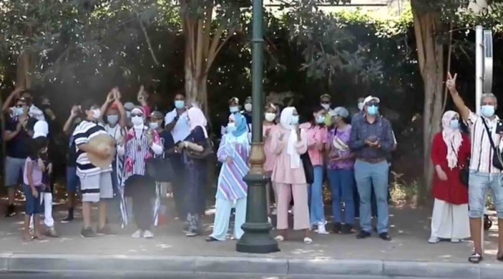 (Vidéo) Des canadiens et des MRE du Canada manifestent à Rabat