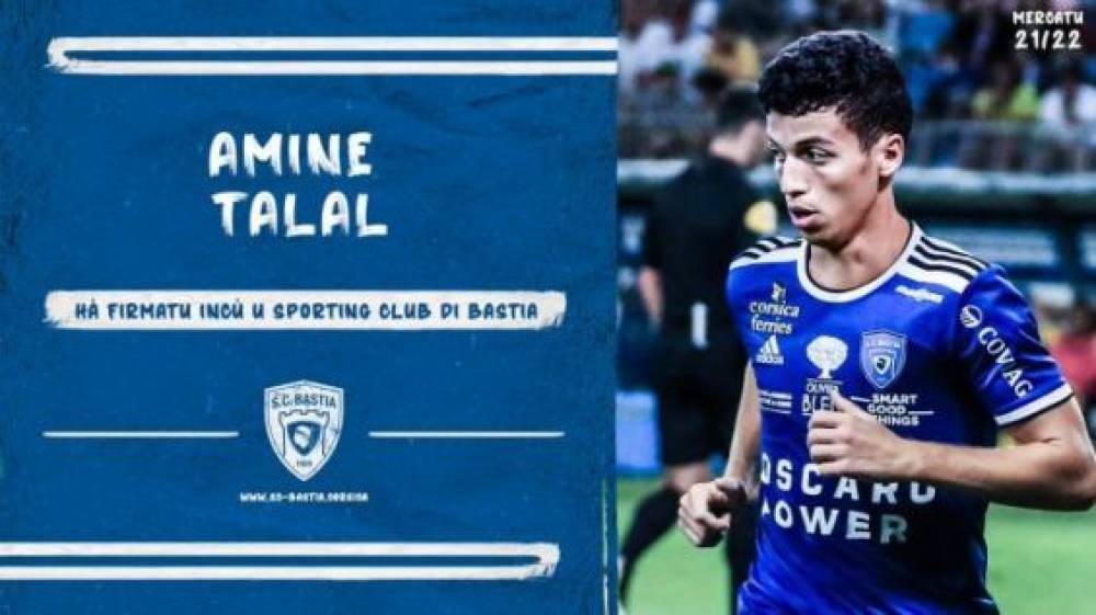 Amine Talal signe à Bastia pour deux ans et retrouve la Ligue 2