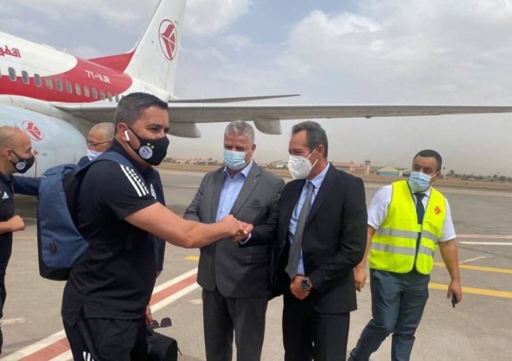 Arrivée à Marrakech de la sélection algérienne de football