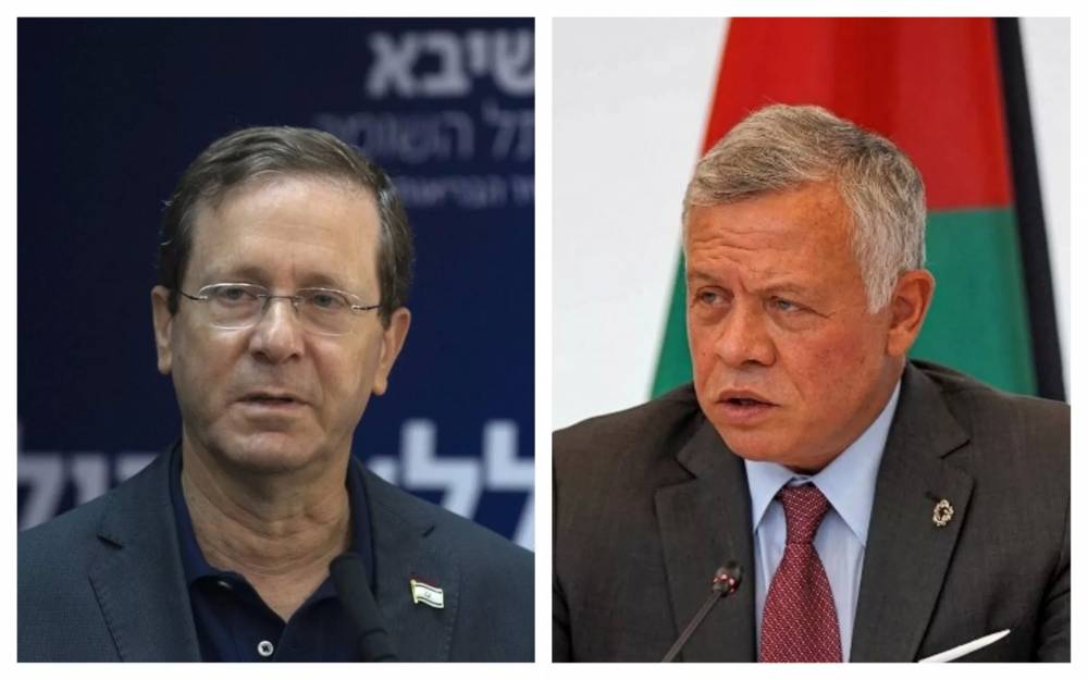 Le président israélien Herzog a rencontré en secret le roi de Jordanie