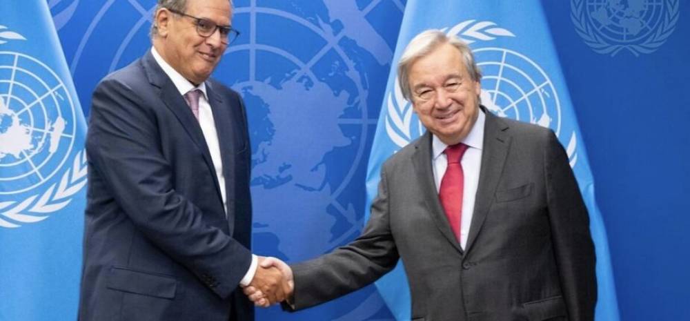 Akhannouch reçu à New York par le Secrétaire général de l’ONU