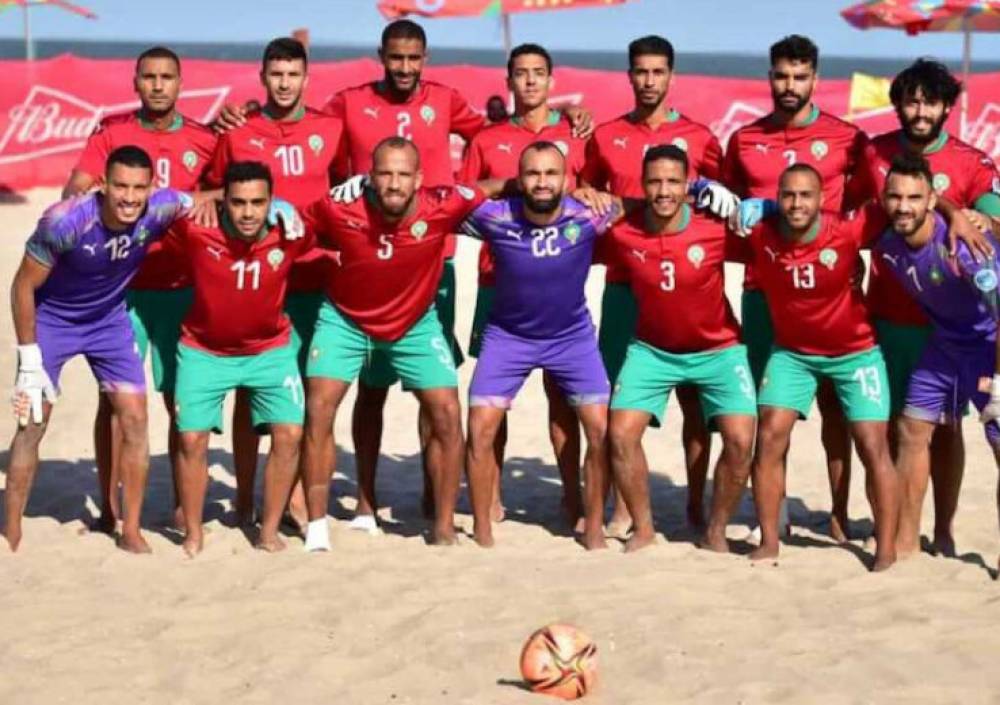 Beach-soccer: Les Lions de l'Atlas surclassent le club sénégalais de l'APLN
