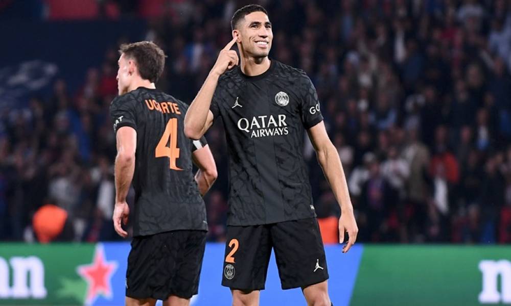 Ligue des Champions : Hakimi buteur avec le PSG contre Dortmund, encensé par Luis Enrique et la presse