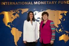 Assemblées annuelles FMI-BM à Marrakech: Nadia Fettah rencontre les dirigeants des institutions financières internationales