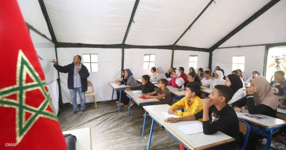 Séisme : Les élèves reprennent les études dans la commune d’Amizmiz
