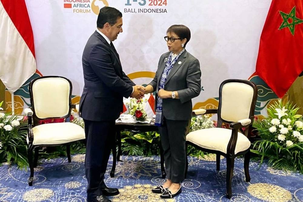 Bourita s'entretient à Bali avec la ministre indonésienne des Affaires étrangères