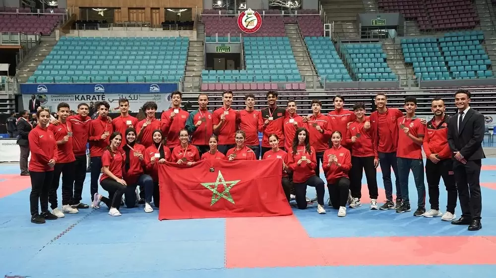 Championnat Africain de Karaté 2024 : Le Maroc remporte 18 médailles à Tunis