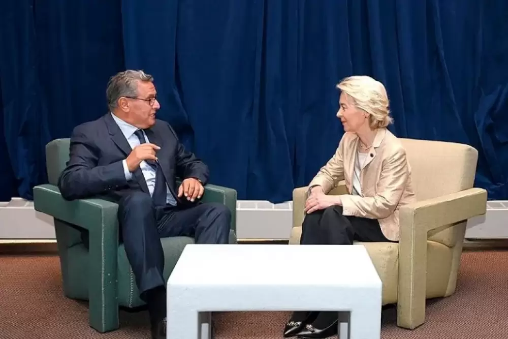 Aziz Akhannouch s'entretient à New York avec Ursula von der Leyen