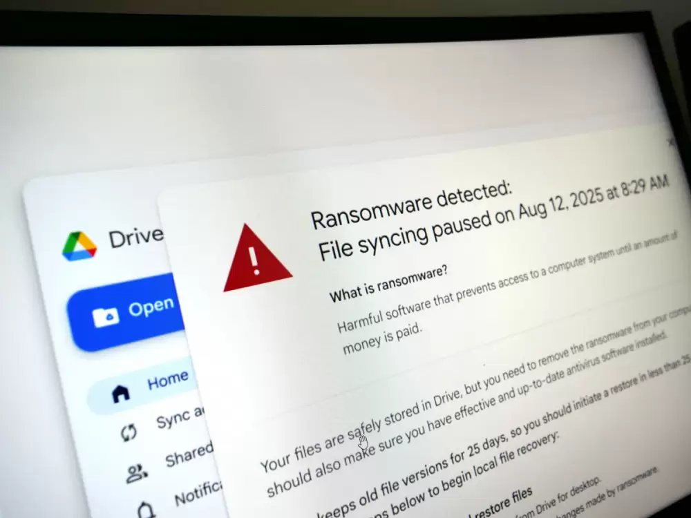 Google Drive intègre une IA impressionnante qui bloque les ransomwares en temps réel