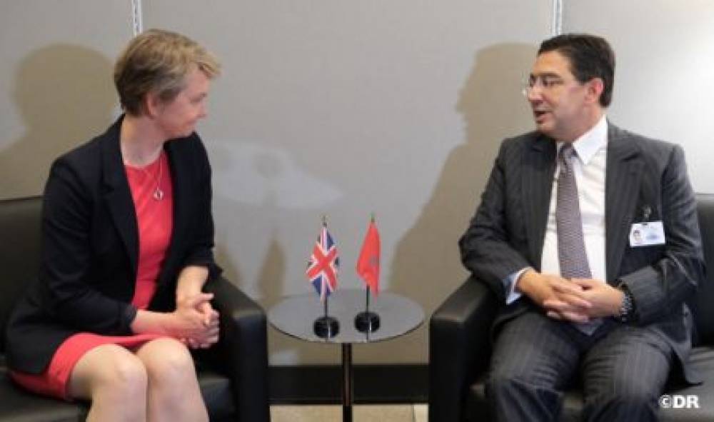 M. Bourita s'entretient à New York avec la Secrétaire d’Etat britannique aux Affaires étrangères