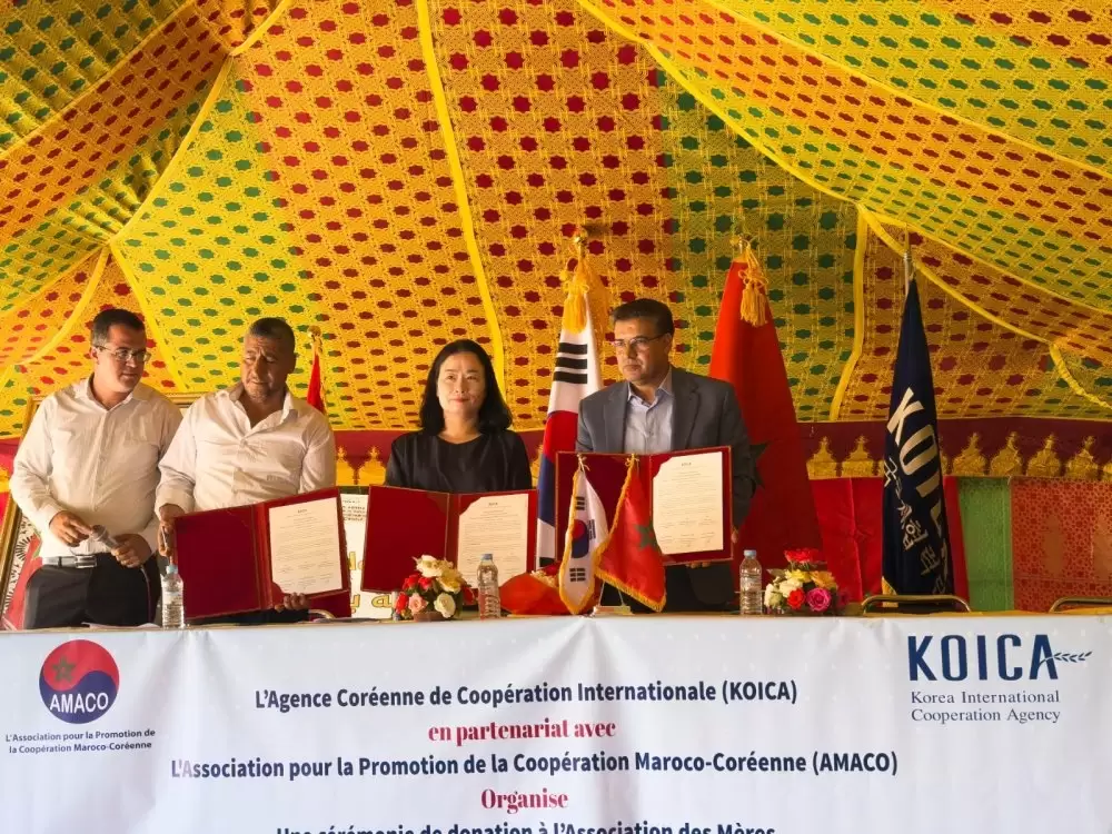 Un don coréen pour améliorer l’hébergement des élèves et lutter contre l’abandon scolaire à Khémisset