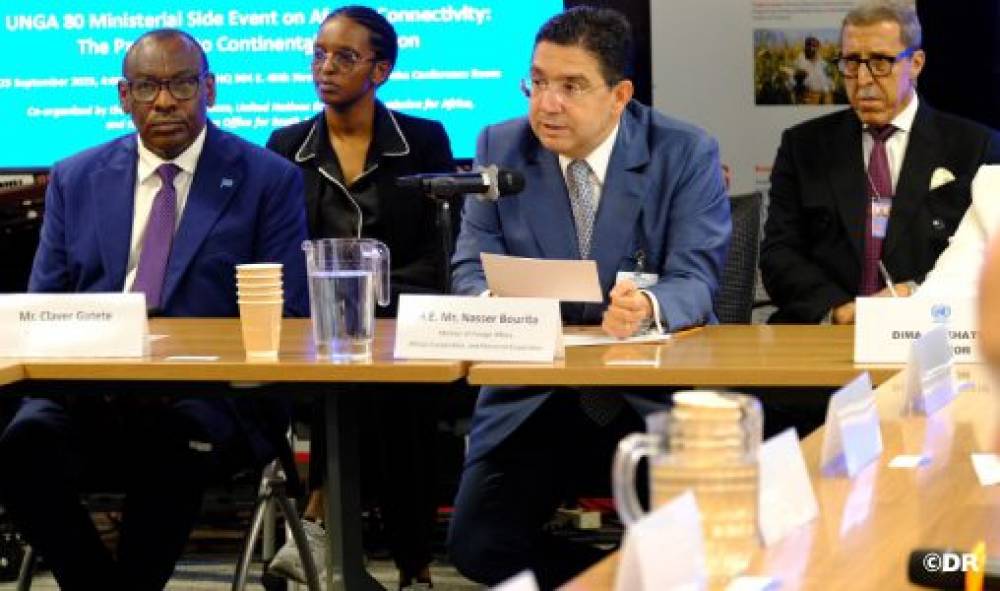 M. Bourita réaffirme à New York l’engagement du Maroc pour le développement de la connectivité en Afrique