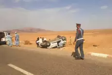 Accident mortel entre Akka et Tizounine : deux membres d’une même famille décèdent, trois blessés
