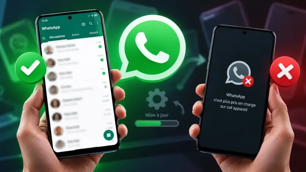 WhatsApp : certains smartphones Android ne sont plus pris en charge