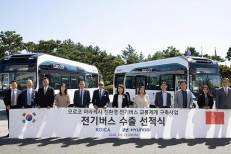 Hyundai fournit des bus électriques à Marrakech dans le cadre d'un projet financé par la Corée