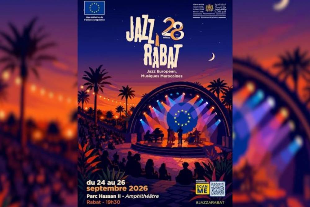 Jazz à Rabat dévoile la programmation de sa 28ᵉ édition, du 24 au 26 septembre