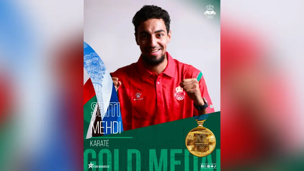 Jeux méditerranéens : Le Karateka marocain Mehdi Sriti remporte la médaille d’or