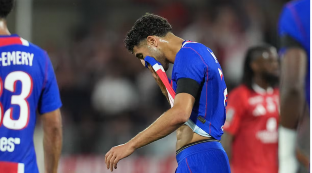 PSG: Achraf Hakimi touché à la cuisse droite, annonce le club